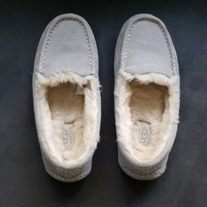 Slightly worn Ugg Ansley slippers